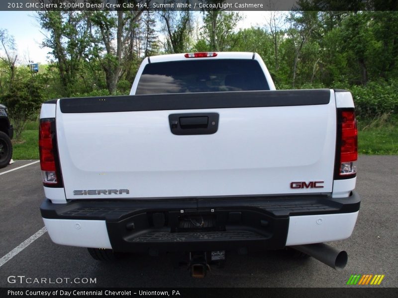 Summit White / Cocoa/Light Cashmere 2012 GMC Sierra 2500HD Denali Crew Cab 4x4