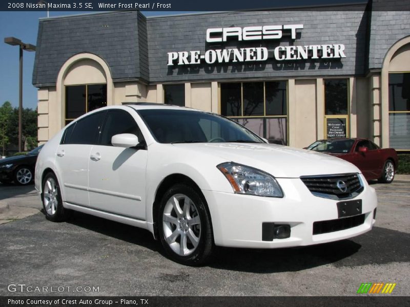 Winter Frost Pearl / Frost 2008 Nissan Maxima 3.5 SE