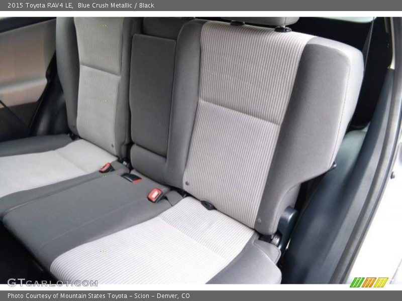 Blue Crush Metallic / Black 2015 Toyota RAV4 LE