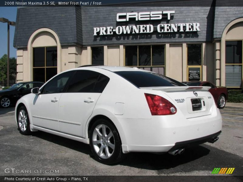 Winter Frost Pearl / Frost 2008 Nissan Maxima 3.5 SE