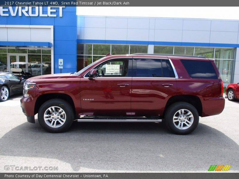 Siren Red Tintcoat / Jet Black/Dark Ash 2017 Chevrolet Tahoe LT 4WD