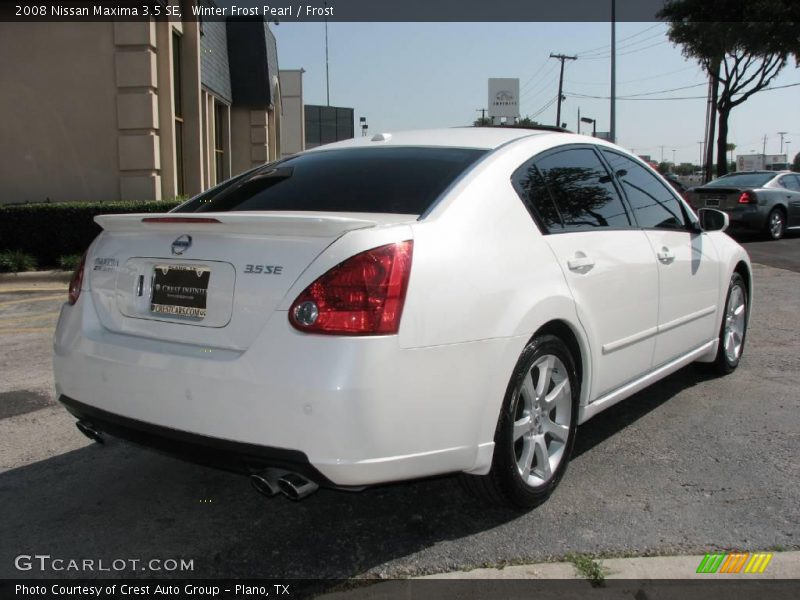 Winter Frost Pearl / Frost 2008 Nissan Maxima 3.5 SE