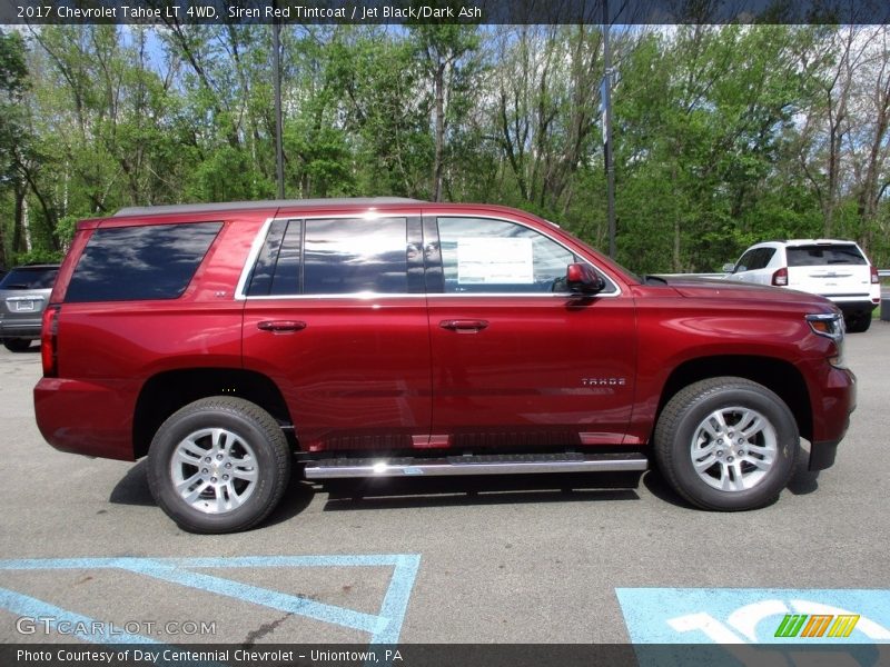 Siren Red Tintcoat / Jet Black/Dark Ash 2017 Chevrolet Tahoe LT 4WD