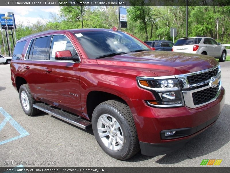 Siren Red Tintcoat / Jet Black/Dark Ash 2017 Chevrolet Tahoe LT 4WD
