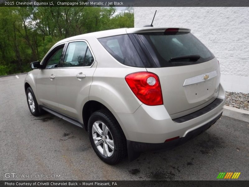 Champagne Silver Metallic / Jet Black 2015 Chevrolet Equinox LS