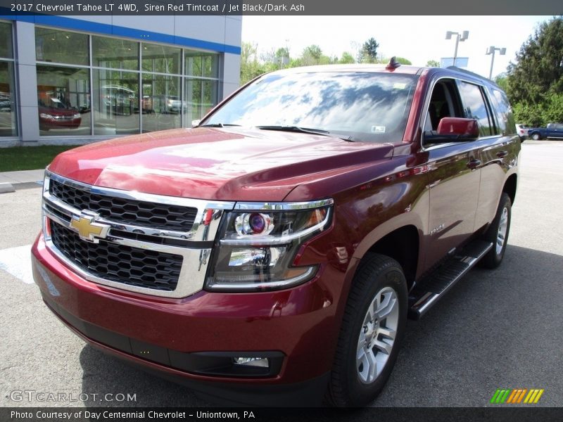 Siren Red Tintcoat / Jet Black/Dark Ash 2017 Chevrolet Tahoe LT 4WD