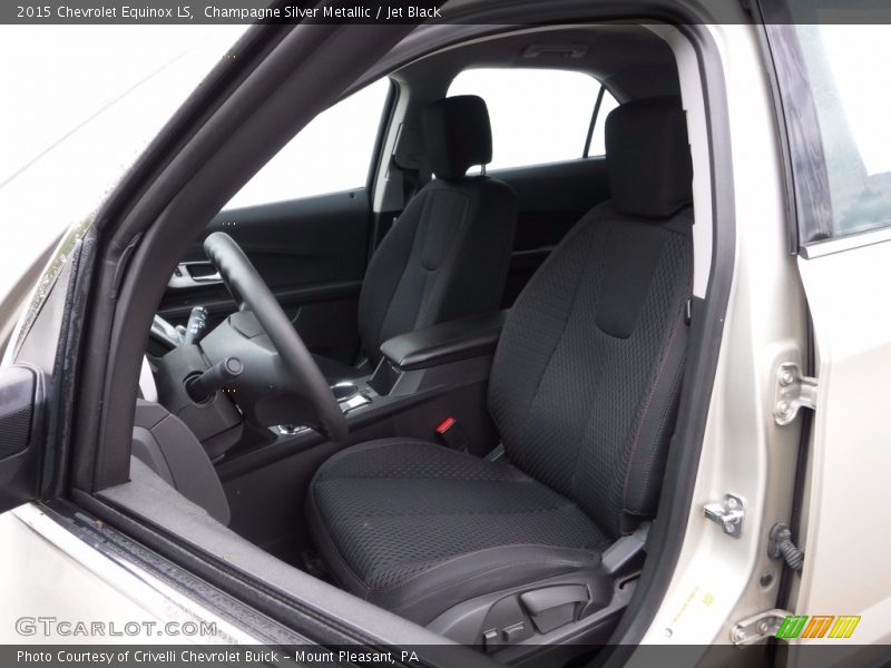 Champagne Silver Metallic / Jet Black 2015 Chevrolet Equinox LS