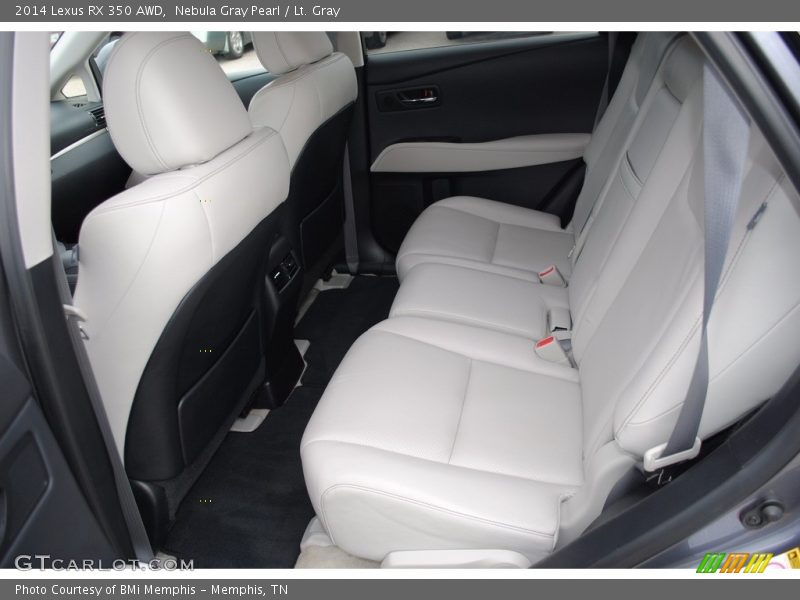 Nebula Gray Pearl / Lt. Gray 2014 Lexus RX 350 AWD