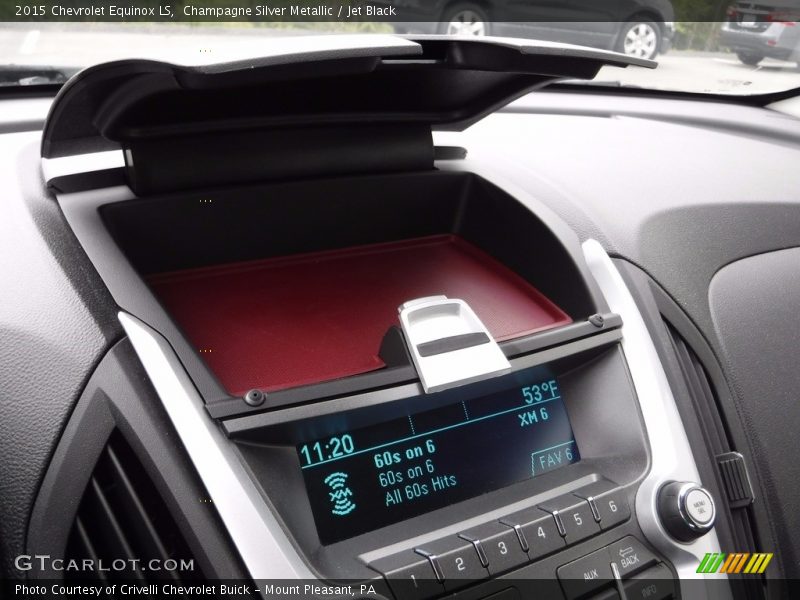 Champagne Silver Metallic / Jet Black 2015 Chevrolet Equinox LS