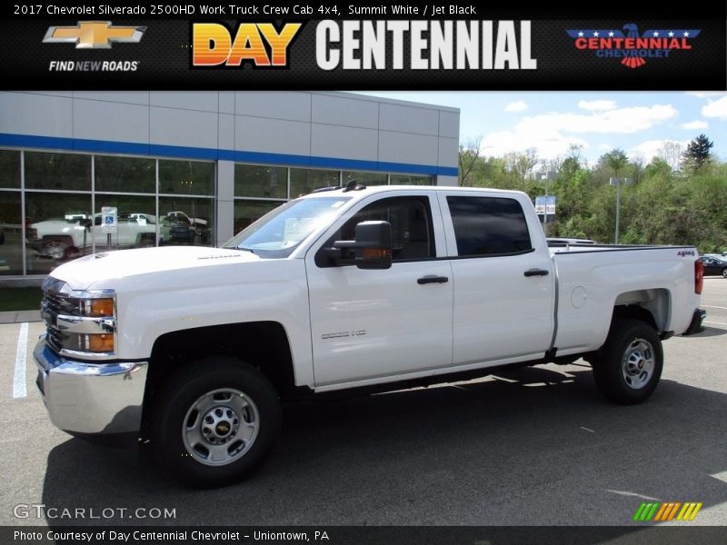 Summit White / Jet Black 2017 Chevrolet Silverado 2500HD Work Truck Crew Cab 4x4