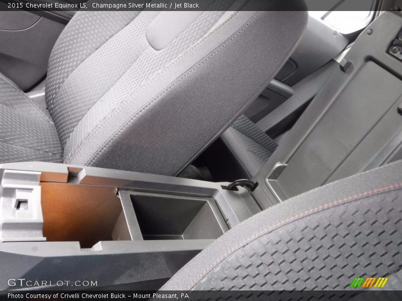 Champagne Silver Metallic / Jet Black 2015 Chevrolet Equinox LS