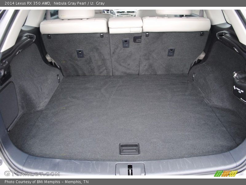 Nebula Gray Pearl / Lt. Gray 2014 Lexus RX 350 AWD