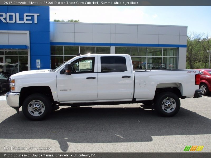 Summit White / Jet Black 2017 Chevrolet Silverado 2500HD Work Truck Crew Cab 4x4