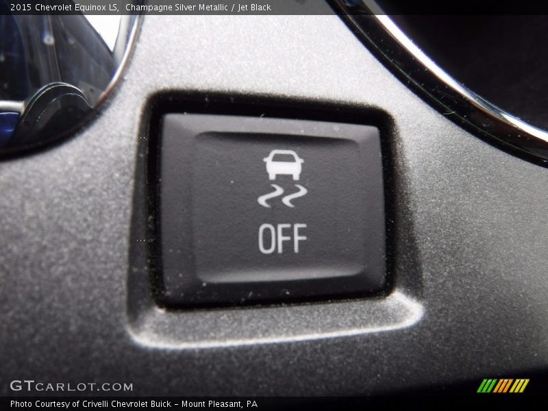 Champagne Silver Metallic / Jet Black 2015 Chevrolet Equinox LS