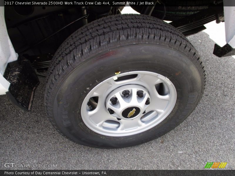 Summit White / Jet Black 2017 Chevrolet Silverado 2500HD Work Truck Crew Cab 4x4
