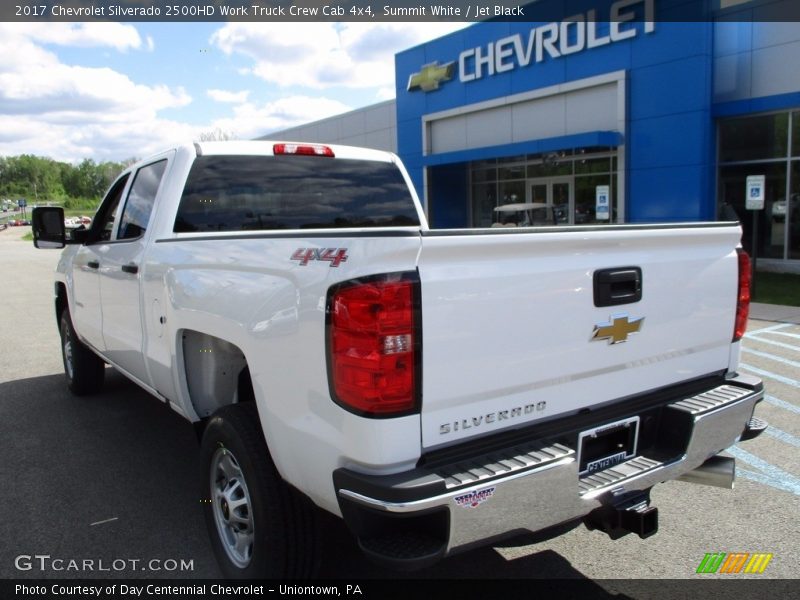 Summit White / Jet Black 2017 Chevrolet Silverado 2500HD Work Truck Crew Cab 4x4