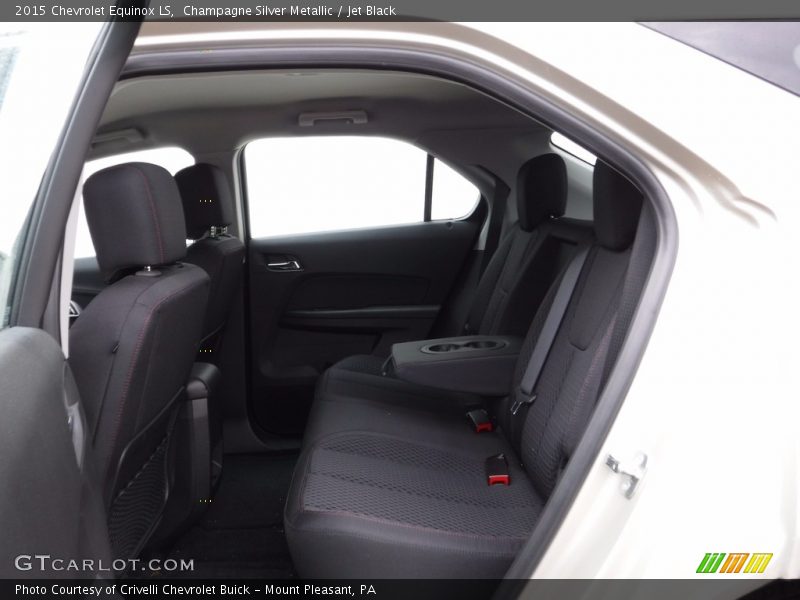 Champagne Silver Metallic / Jet Black 2015 Chevrolet Equinox LS