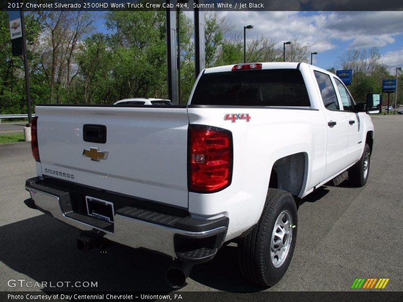Summit White / Jet Black 2017 Chevrolet Silverado 2500HD Work Truck Crew Cab 4x4