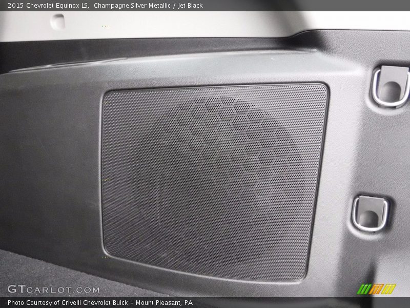 Champagne Silver Metallic / Jet Black 2015 Chevrolet Equinox LS