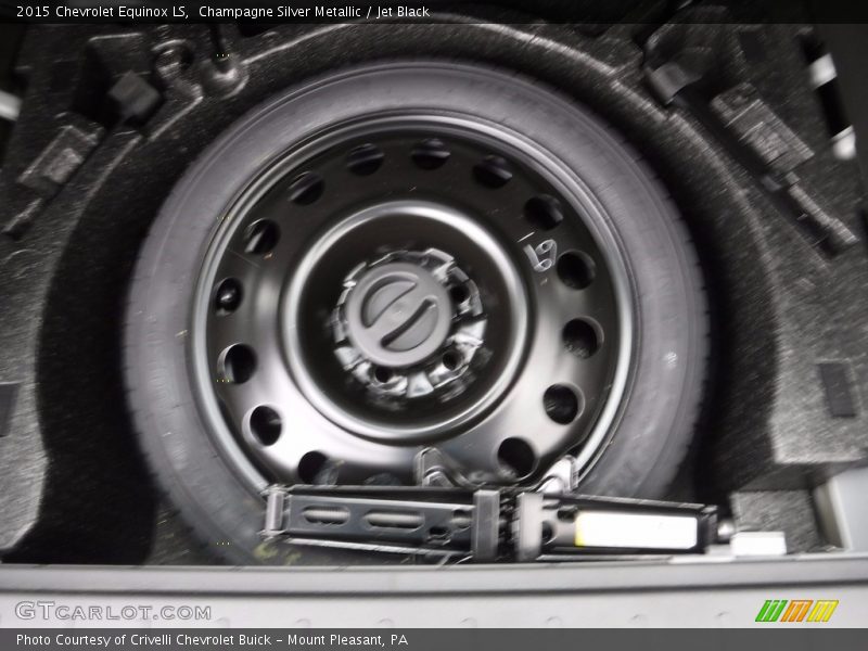 Champagne Silver Metallic / Jet Black 2015 Chevrolet Equinox LS