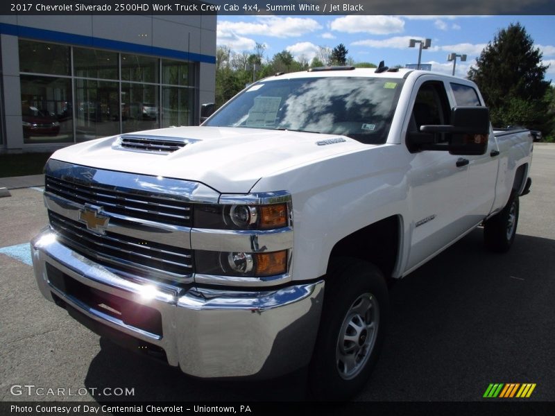 Summit White / Jet Black 2017 Chevrolet Silverado 2500HD Work Truck Crew Cab 4x4