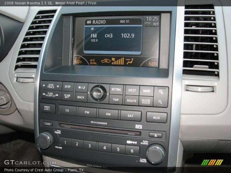 Winter Frost Pearl / Frost 2008 Nissan Maxima 3.5 SE