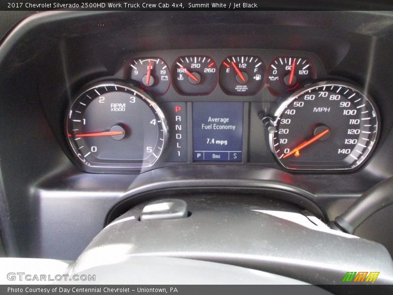 Summit White / Jet Black 2017 Chevrolet Silverado 2500HD Work Truck Crew Cab 4x4