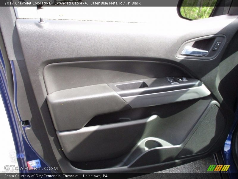 Laser Blue Metallic / Jet Black 2017 Chevrolet Colorado LT Extended Cab 4x4