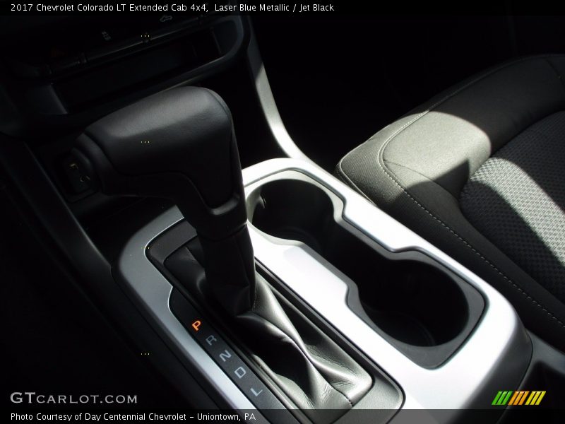 Laser Blue Metallic / Jet Black 2017 Chevrolet Colorado LT Extended Cab 4x4