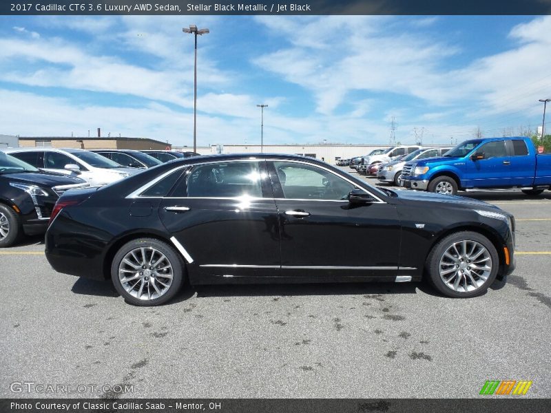 Stellar Black Metallic / Jet Black 2017 Cadillac CT6 3.6 Luxury AWD Sedan