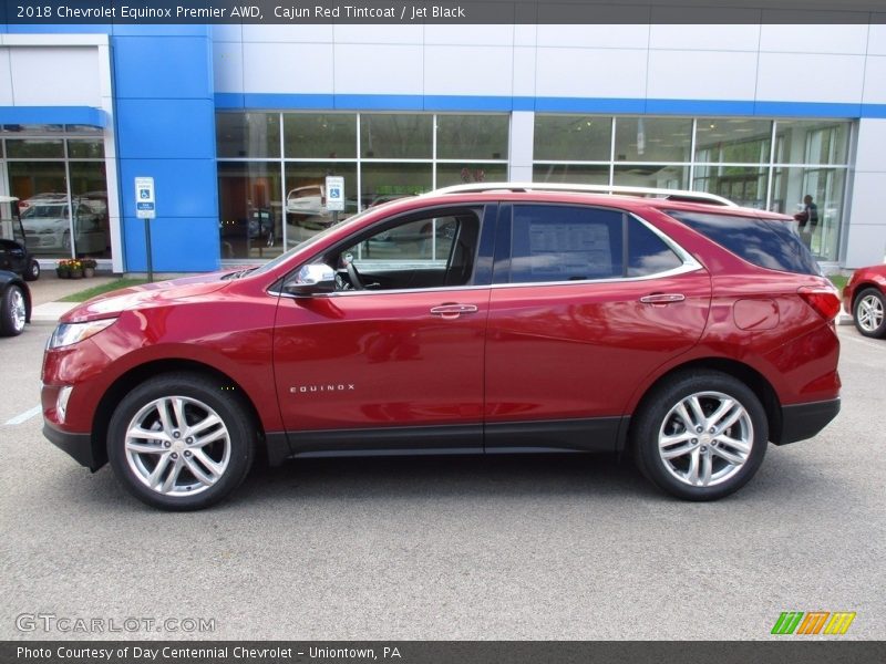 Cajun Red Tintcoat / Jet Black 2018 Chevrolet Equinox Premier AWD