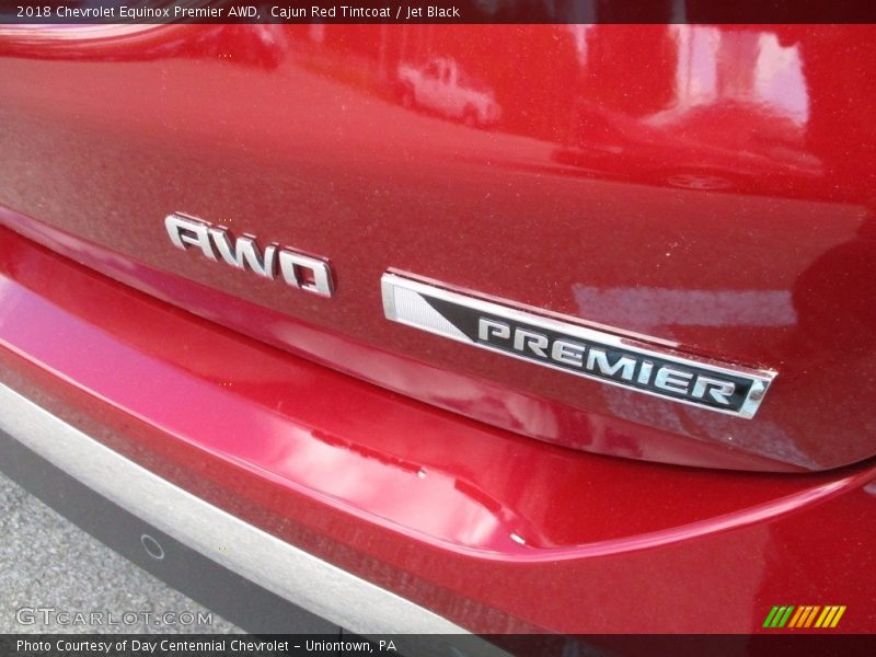Cajun Red Tintcoat / Jet Black 2018 Chevrolet Equinox Premier AWD