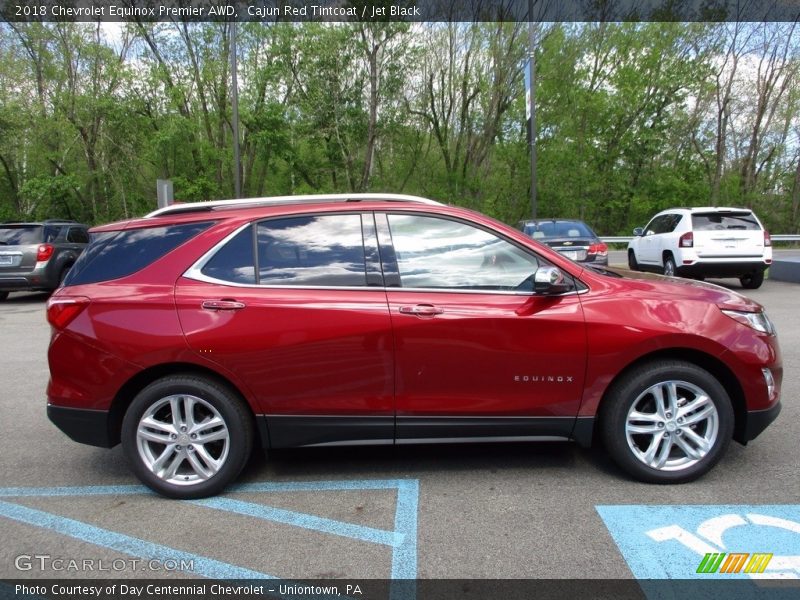 Cajun Red Tintcoat / Jet Black 2018 Chevrolet Equinox Premier AWD