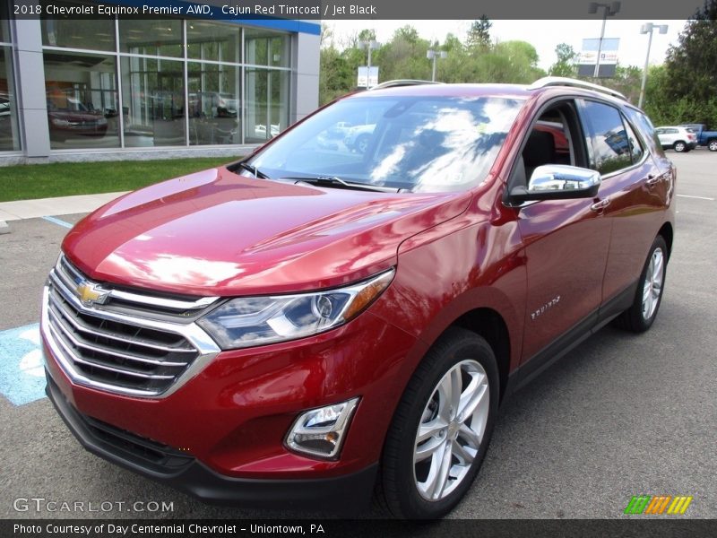 Cajun Red Tintcoat / Jet Black 2018 Chevrolet Equinox Premier AWD
