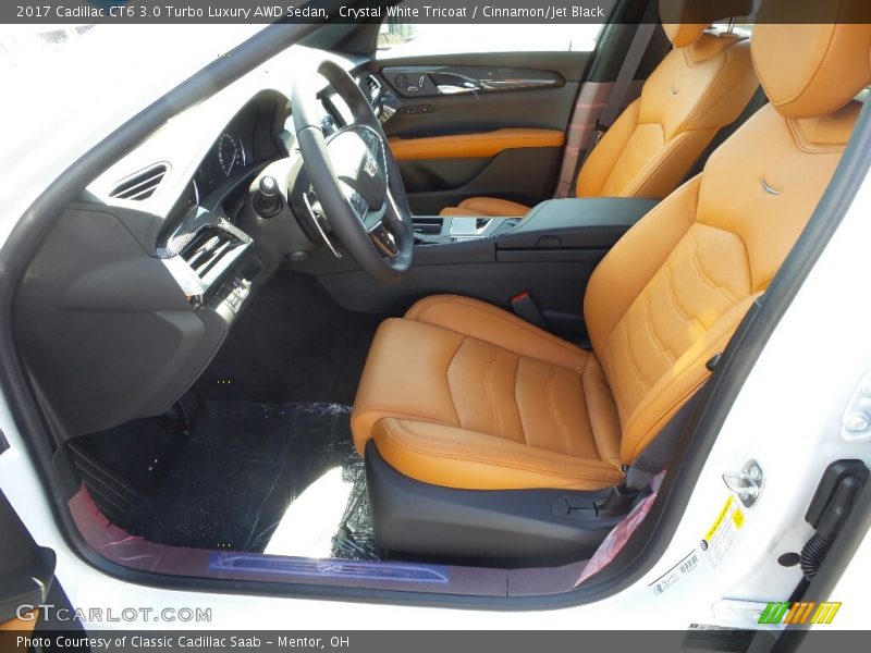  2017 CT6 3.0 Turbo Luxury AWD Sedan Cinnamon/Jet Black Interior