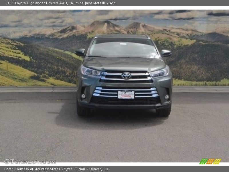 Alumina Jade Metallic / Ash 2017 Toyota Highlander Limited AWD