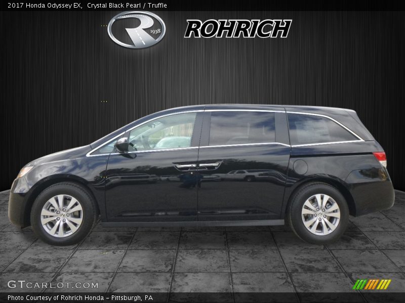 Crystal Black Pearl / Truffle 2017 Honda Odyssey EX
