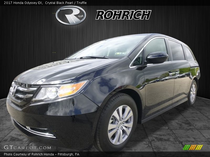 Crystal Black Pearl / Truffle 2017 Honda Odyssey EX