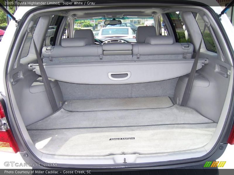 Super White / Gray 2005 Toyota Highlander Limited