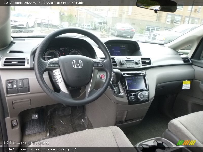 Crystal Black Pearl / Truffle 2017 Honda Odyssey EX