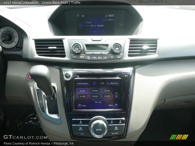 Crystal Black Pearl / Truffle 2017 Honda Odyssey EX