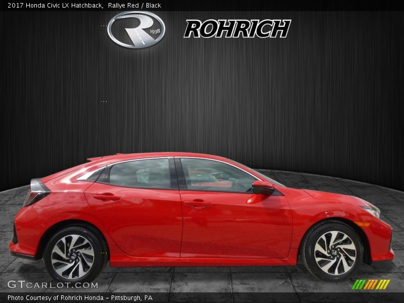 Rallye Red / Black 2017 Honda Civic LX Hatchback