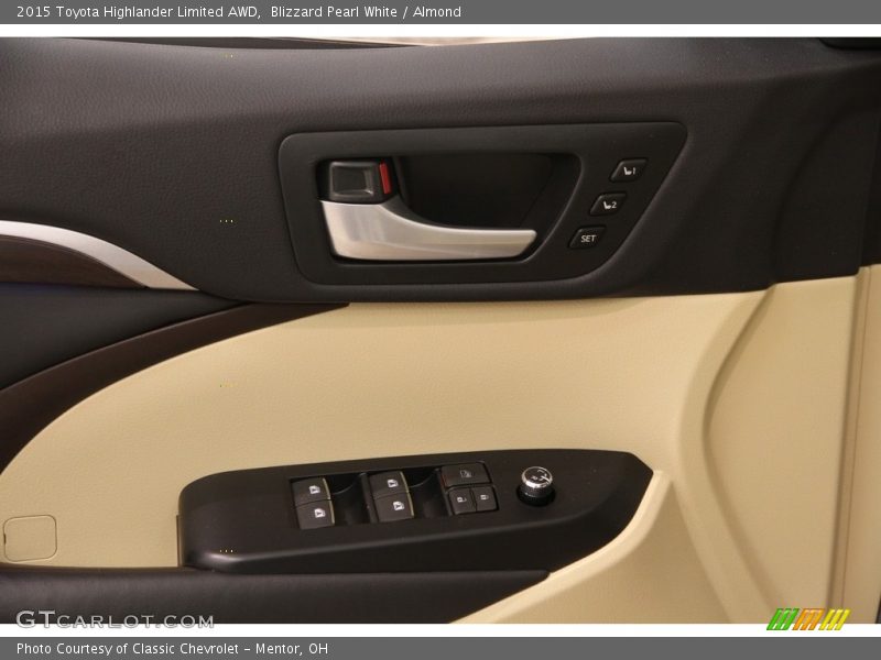 Blizzard Pearl White / Almond 2015 Toyota Highlander Limited AWD