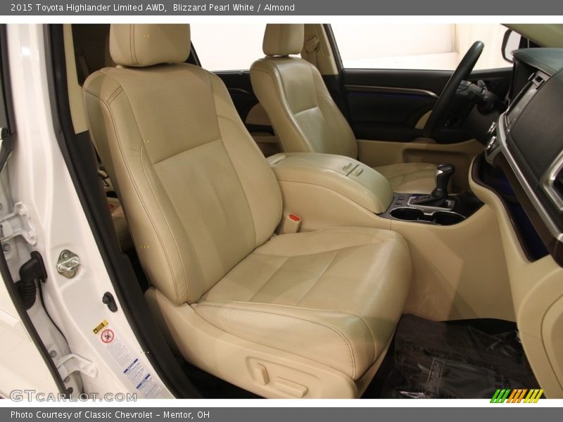 Blizzard Pearl White / Almond 2015 Toyota Highlander Limited AWD