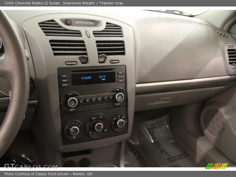 Silverstone Metallic / Titanium Gray 2006 Chevrolet Malibu LS Sedan