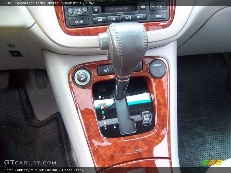 Super White / Gray 2005 Toyota Highlander Limited
