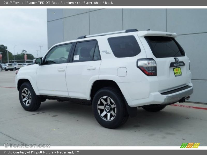 Super White / Black 2017 Toyota 4Runner TRD Off-Road Premium 4x4