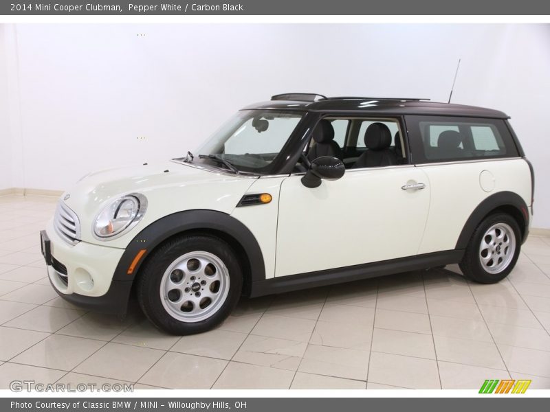 Pepper White / Carbon Black 2014 Mini Cooper Clubman