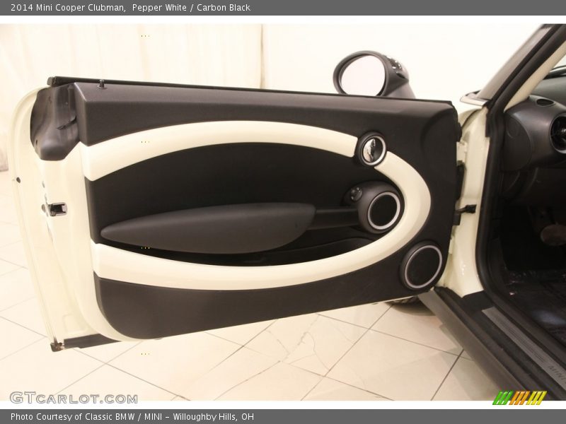 Pepper White / Carbon Black 2014 Mini Cooper Clubman