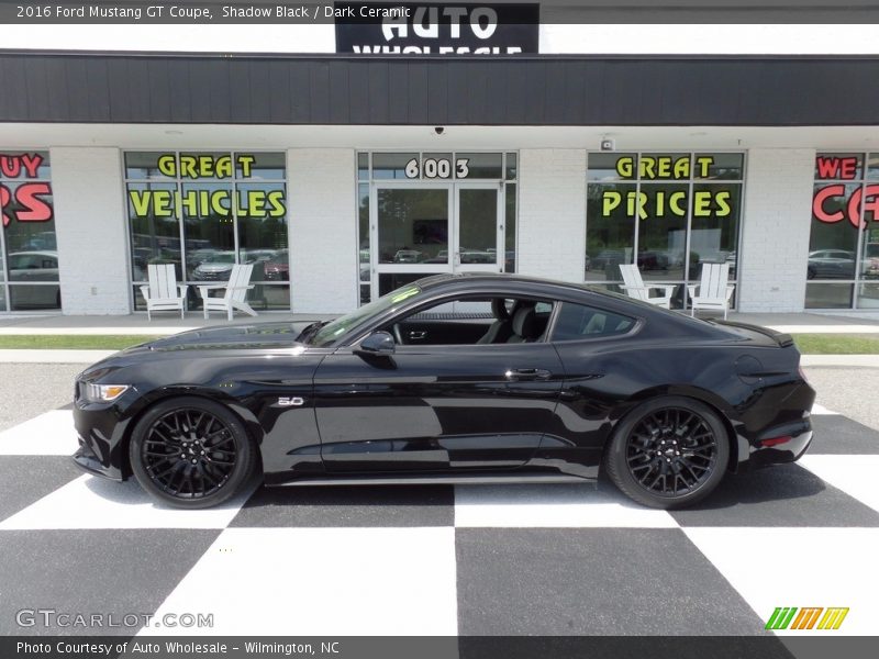 Shadow Black / Dark Ceramic 2016 Ford Mustang GT Coupe